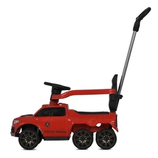 Детская каталка - толокар M 5900 EL-3 красная, 2 в 1, с родительской ручкой фото 21