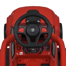 Детская каталка - толокар M 5900 EL-3 красная, 2 в 1, с родительской ручкой фото 41