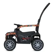 Детская каталка - толокар M 5731 EL-2 с ручкой, 2 в 1, музыка, свет, черная фото 37