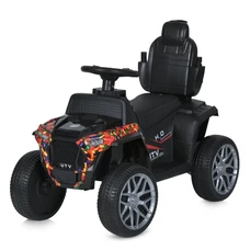 Детская каталка - толокар M 5731 EL-2 с ручкой, 2 в 1, музыка, свет, черная фото 41