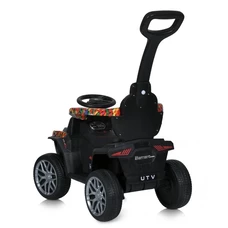 Детская каталка - толокар M 5731 EL-4 с ручкой, 2 в 1, музыка, свет, синяя фото 14