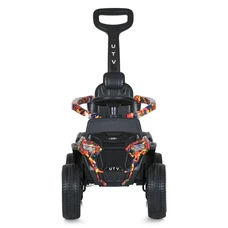 Детская каталка - толокар M 5731 EL-4 с ручкой, 2 в 1, музыка, свет, синяя фото 21