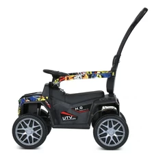 Каталка - толокар M 5731 EL-6 с ручкой, 2 в 1, музыка, свет, желтая фото 37