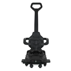 Детская каталка - толокар M 5106-2 черная, с ручкой, Maserati фото 14