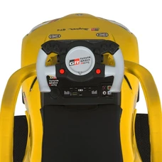 Каталка - толокар M 6129 EL-6 с родительской ручкой, Toyota, желтая фото 54