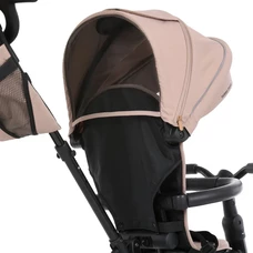 Трехколесный велосипед Turbo Trike MT 1055 Beige бежевый, с ручкой, складной фото 15