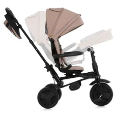 Трехколесный велосипед Turbo Trike MT 1055 Beige бежевый, с ручкой, складной фото 21