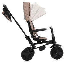 Трехколесный велосипед Turbo Trike MT 1055 Beige бежевый, с ручкой, складной фото 41