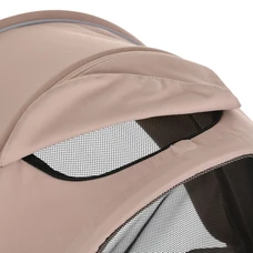 Трехколесный велосипед Turbo Trike MT 1055 Beige бежевый, с ручкой, складной фото 86