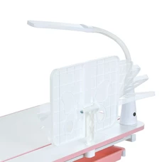 Металлическая парта Bambi M 6136-4 синяя, регулируется высота, со стульчиком фото 92