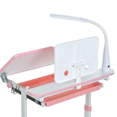 Металлическая парта Bambi M 6136-8 розовая, регулируется высота, со стульчиком фото 41