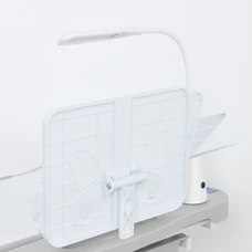 Детская парта Bambi M 5068-11 со стульчиком, регулируется высота, лампа, серая фото 41