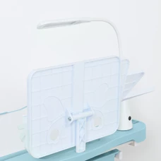 Детская парта Bambi M 5068-12 со стульчиком, регулируется высота, лампа, светло-голубая фото 41