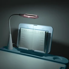 Детская парта Bambi M 5068-12 со стульчиком, регулируется высота, лампа, светло-голубая фото 63