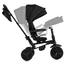 Трехколесный велосипед Turbo Trike MT 1055 Black черный, с ручкой, складной фото 21