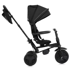 Трехколесный велосипед Turbo Trike MT 1055 Black черный, с ручкой, складной фото 37