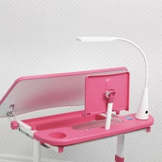 Детская металлическая парта M 4428-8-2 светло-розовая, со стульчиком, высота регулируется фото 54