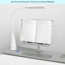 Детская металлическая парта M 4428-11 серая, со стульчиком, высота регулируется фото 86