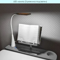 Детская металлическая парта M 4428-11 серая, со стульчиком, высота регулируется фото 92