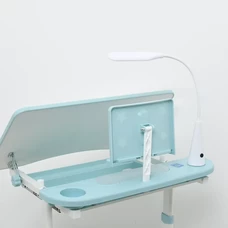 Детская металлическая парта M 4428-12 голубая, со стульчиком, высота регулируется фото 63