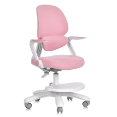 Детское кресло Bambi M 6057-8 с подлокотниками и подножкой, регулируется высота, розовое