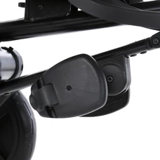 Трехколесный велосипед Turbo Trike MT 1055 Grey серый, с ручкой, складной фото 16