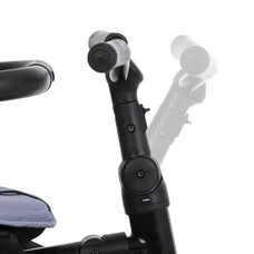 Трехколесный велосипед Turbo Trike MT 1055 Grey серый, с ручкой, складной фото 53