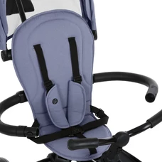 Трехколесный велосипед Turbo Trike MT 1055 Grey серый, с ручкой, складной фото 18