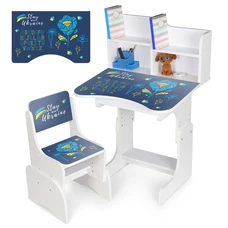 Детская парта Bambi N 2071-4-1 регулируемая, со стульчиком, Украина, белая