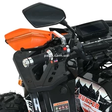 Квадроцикл HB-EATV 1450H-7 (MP3) с бесщеточным мотором 1450W, 5 аккумуляторов, оранжевый фото 86