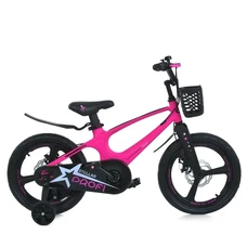 Детский велосипед 18д. Prof1 MB 181020-2 Stellar, с корзинкой, розовый фото 14