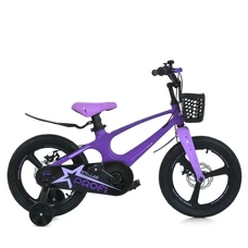 Детский велосипед 18д. Prof1 MB 181020-5 Stellar, с корзинкой, сиреневый фото 14