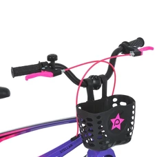 Детский велосипед 18д. Prof1 MB 181020-8 Stellar с корзинкой, розово-фиолетовый фото 21