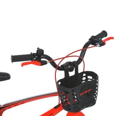 Детский велосипед 18д. Prof1 MB 181020-10 Stellar с корзинкой, красно-черный фото 21