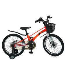 Детский велосипед Prof1 18д. MB 18Oxic Neon orange, с корзинкой, оранжевый