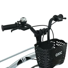 Детский велосипед Prof1 18д. MB 18Oxic Grey с корзинкой, серый фото 21