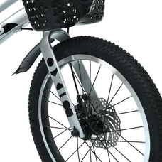 Детский велосипед Prof1 18д. MB 18Oxic Grey с корзинкой, серый фото 37