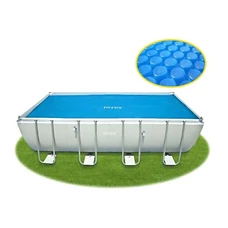 Теплосберегающий тент Intex 28029 Solar Cover для бассейна 488 х 244 см фото 14