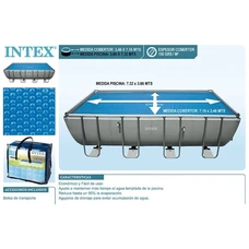 Теплосберегающий тент Intex 28017 Solar Cover для бассейна 732 х 366 см фото 14