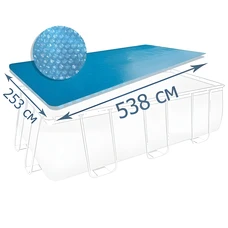 Теплосберегающий тент Intex 28016 Solar Cover для бассейна 549 х 274 см