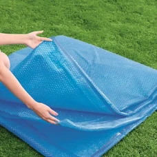 Теплосберегающий тент Intex 28010 Solar Cover для бассейна 244 см фото 21