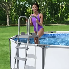 Лестница Bestway 58337 для бассейна высота 132 см фото 37