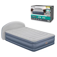 Надувная кровать Bestway 671BD с электронасосом, 229 х 152 х 84 см.