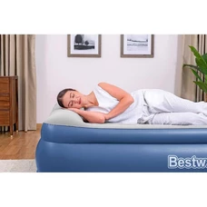 Надувная кровать Bestway 67614 с электронасосом, 203 х 152 х 56 см. фото 86