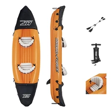 Двухместная надувная лодка Bestway 65077 байдарка, 321 х 88 х 41 см., Lite-Rapid X2 Kayak фото 54