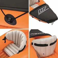 Двухместная надувная лодка Bestway 65077 байдарка, 321 х 88 х 41 см., Lite-Rapid X2 Kayak фото 63