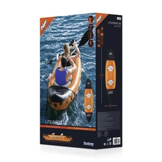 Двухместная надувная лодка Bestway 65077 байдарка, 321 х 88 х 41 см., Lite-Rapid X2 Kayak фото 92