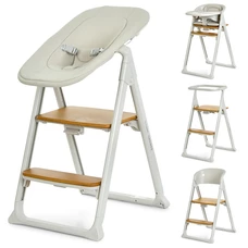 Стульчик El Camino Growee ME 1222 Cream бежевый, 4 в 1