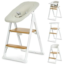 Стульчик El Camino Growee ME 1222 White белый, 4 в 1