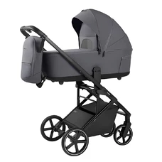 Универсальная коляска Carrello Alfa CRL-6522 Fashion Grey серая, 2 в 1, регулируемая ручка